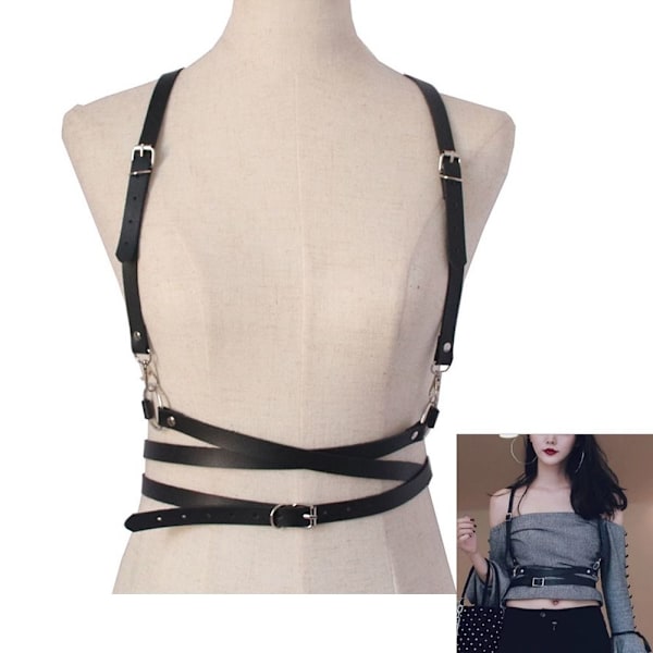 Korkeavyötäröinen vyö Punk Gothic Belts PINK Pink
