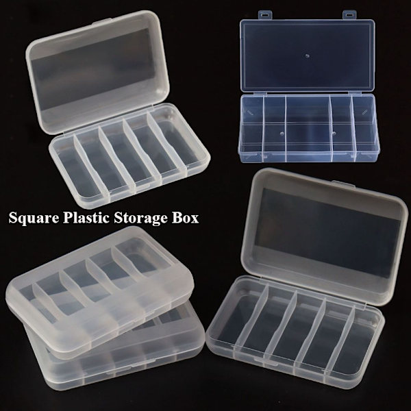 Förvaringslåda Smycken Pärlor Container 12,9X6,1X2,5CM 12.9x6.1x2.5cm