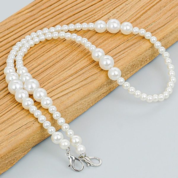 Pearl Strap Olkahihna SILVER 80cm Silver 80cm
