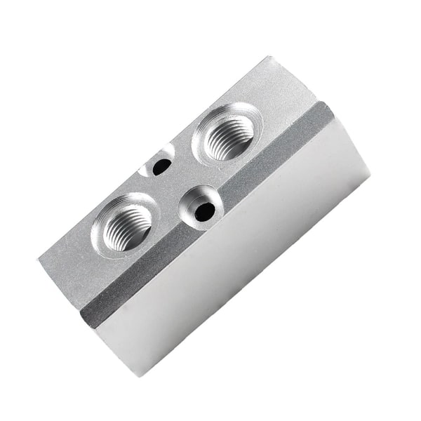 2 STK 2-veis pneumatisk manifold luftfordelingsblokk luft