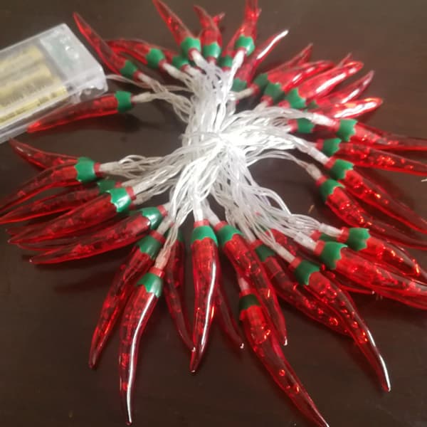 Hot Pepper String Light Fargerik Lys String FARGE FARGE colour
