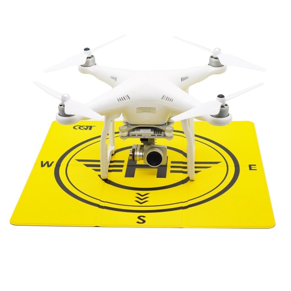 Dubbelsidig hopfällbar drones landningsplatta för DJI