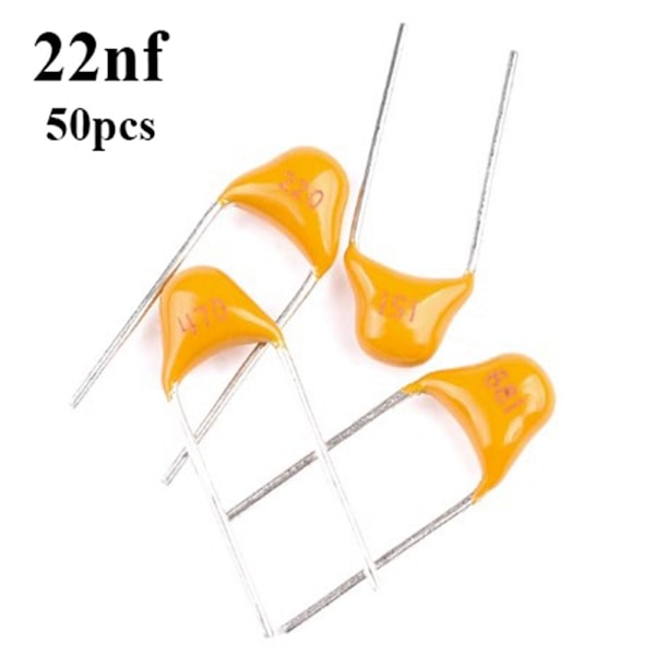 50stk Single Stone kondensator kondensator 22NF 22NF 22nf