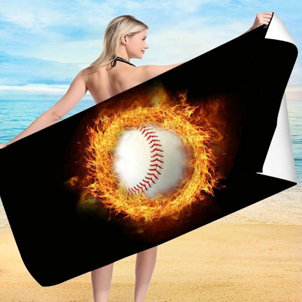 Fyrkantig strandhandduk mikrofiberhanddukar 3 3 3