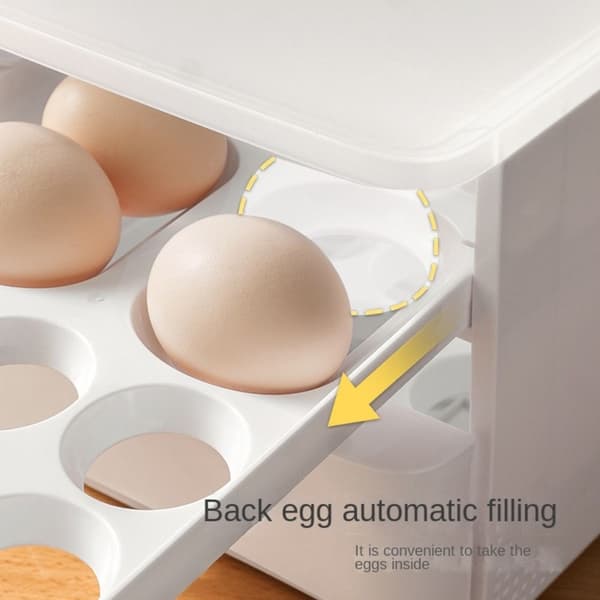 Egg Oppbevaringsboks Eggebrettholder Eggeboks
