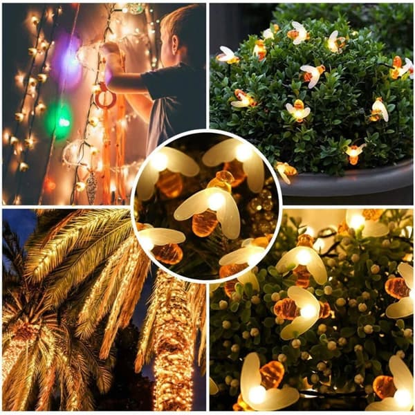 LED Nattlys Fairy String Lights MULTICOLOR 4M 40LEDS 4M Multicolor 4M 40Leds-4M 40Leds