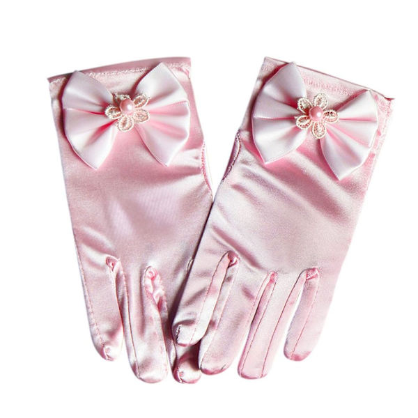 Prinsessehansker Helfingervotter ROSA pink