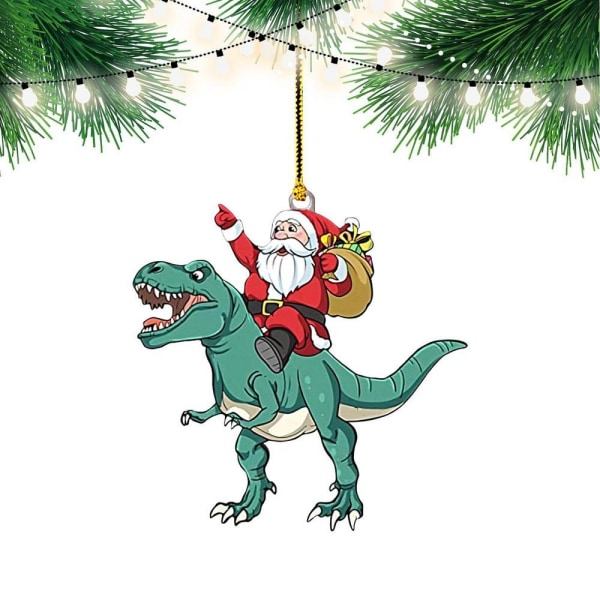 Jul Dinosaurie Ornament Julgran Dinosaurie hänge 10 10