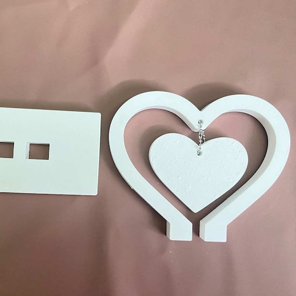 Love Heart Fotorammeformer Hengemerke Silikonformer C C C