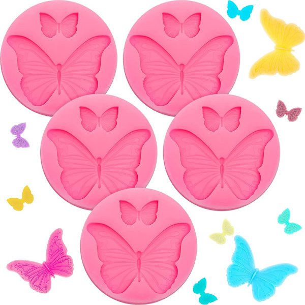 Silikone Forme Polymer Clay Mold Butterfly Form