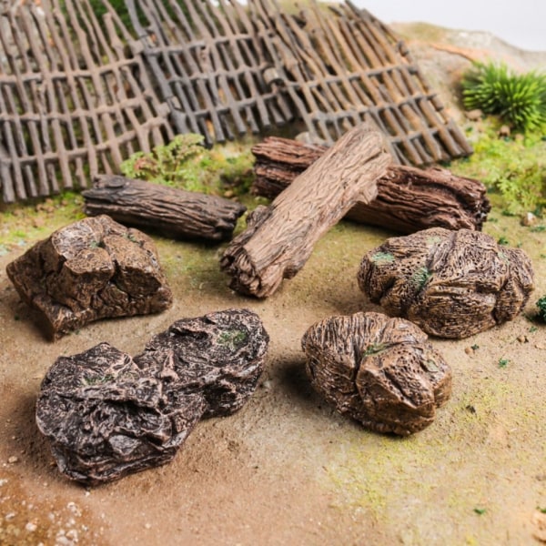 Kunststubbe Miniatyrstein 1-3 STK 1-3 STK 1-3pcs