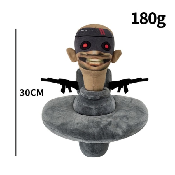 Man Plyschleksak Skibidi Doll Skibidi Toalett Plyschleksak Fylld Leksak