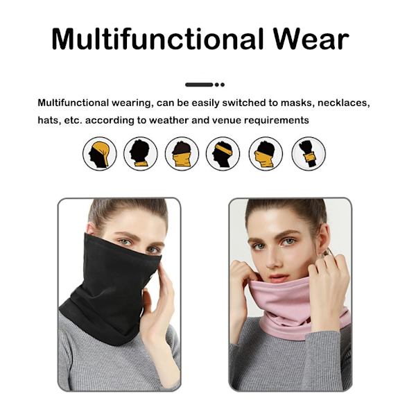 Sport Bandana halsduk SVART black