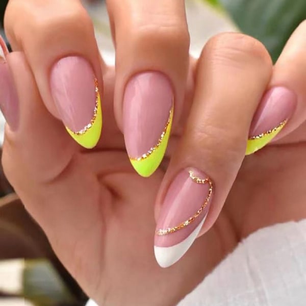 Almond Fake Nails Tekokynnet 1 1 1