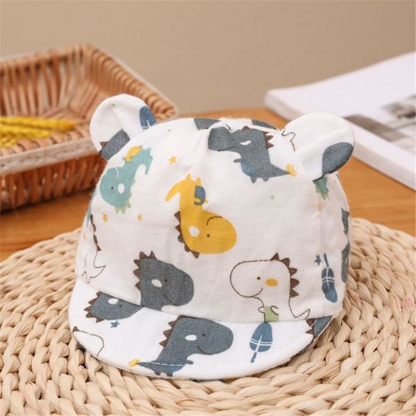 Tecknad printed baby cap