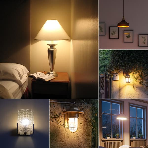 6 Pakke E27 LED pærer 12w