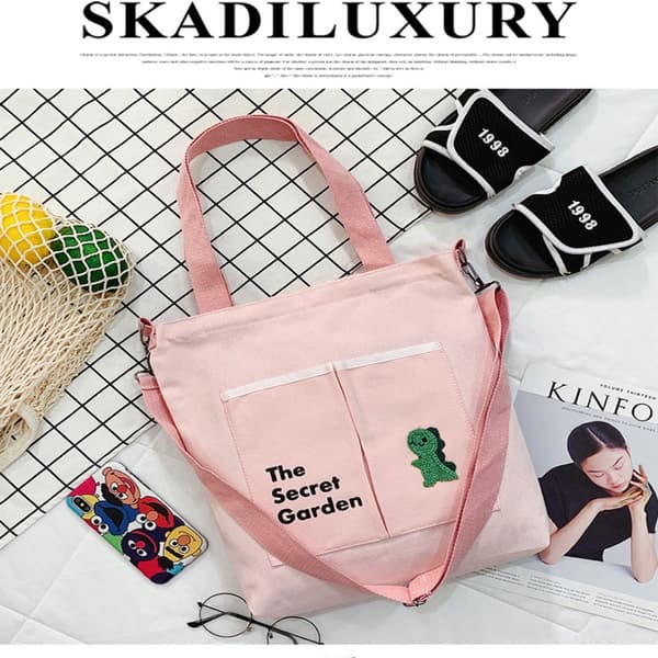 Student Tutorial Bag Totes Shopper Bags ROSA Pink