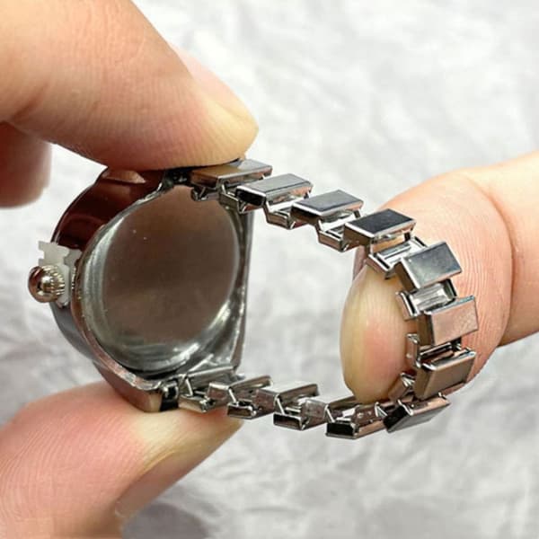Fingerring Klokker Ring Klokke BLÅ Blue