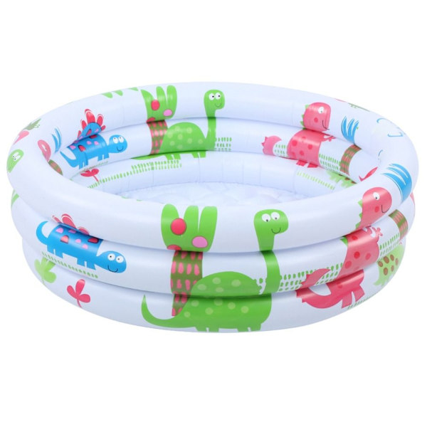 Oppustelig swimmingpool Småbørns swimmingpool WHITE-90CM White-90cm