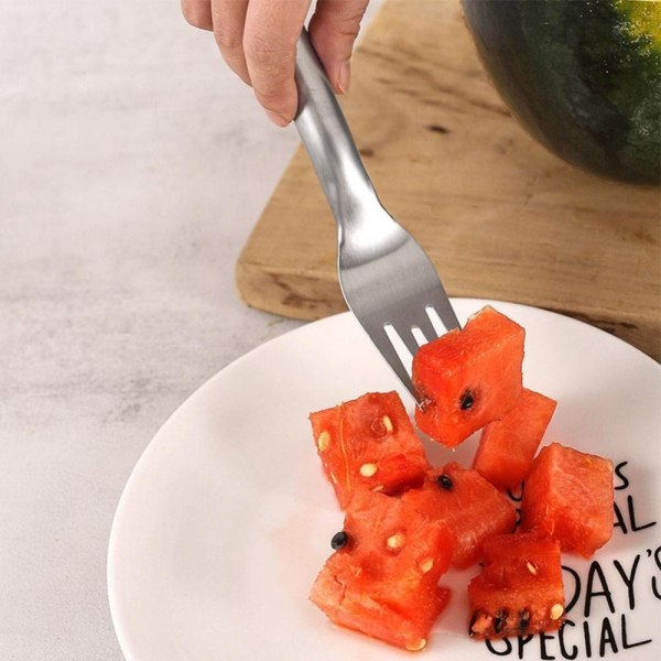 Vattenmelon Gaffel Slicer Vattenmelon Slicer Cutter Fruktskärning