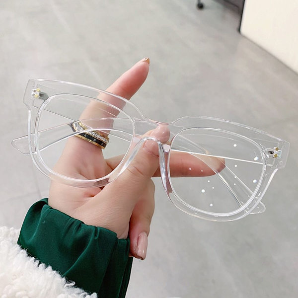 Anti-UV Blue Rays Lasit Tietokonelasit LÄPINÄKYVÄT transparent