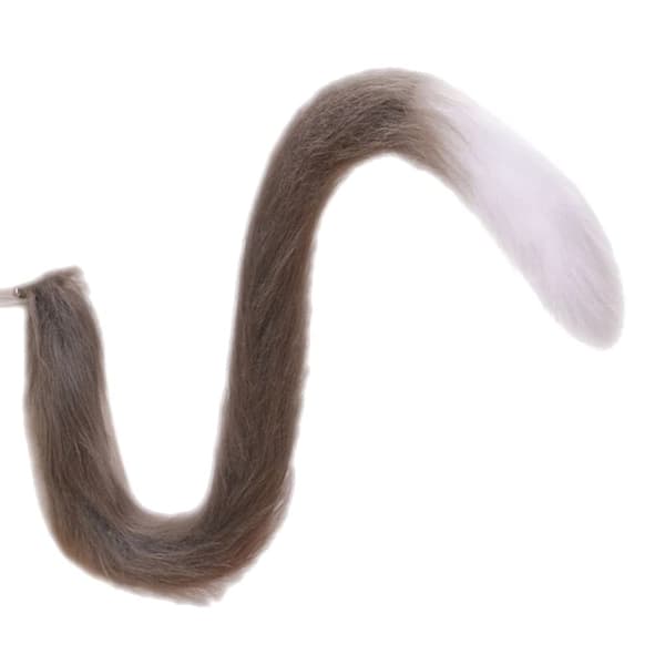 Fox Tail Masquerade Hale SVART HVIT Black white