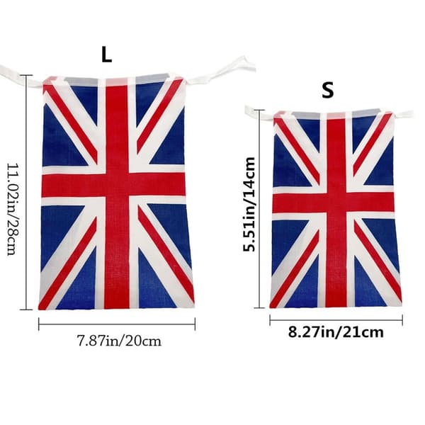 Flaggor Union Jack L38PCS 38PCS L38Pcs