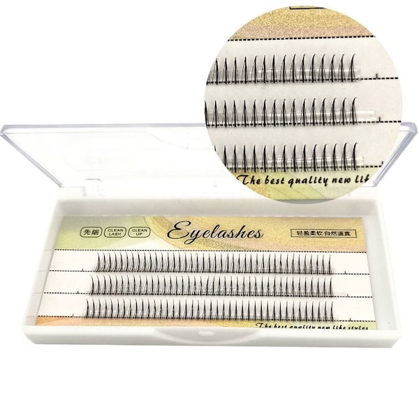 A Shape Eyelashes Yksittäiset ripset 10 mm 10mm