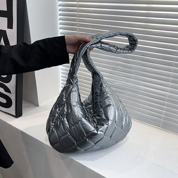 Skuldertaske Muleposer SØLV silver