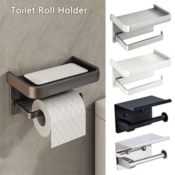 WC-rullan pidike WC-paperiteline GREY SPACE ALUMIINI Grey Space aluminum-Space aluminum