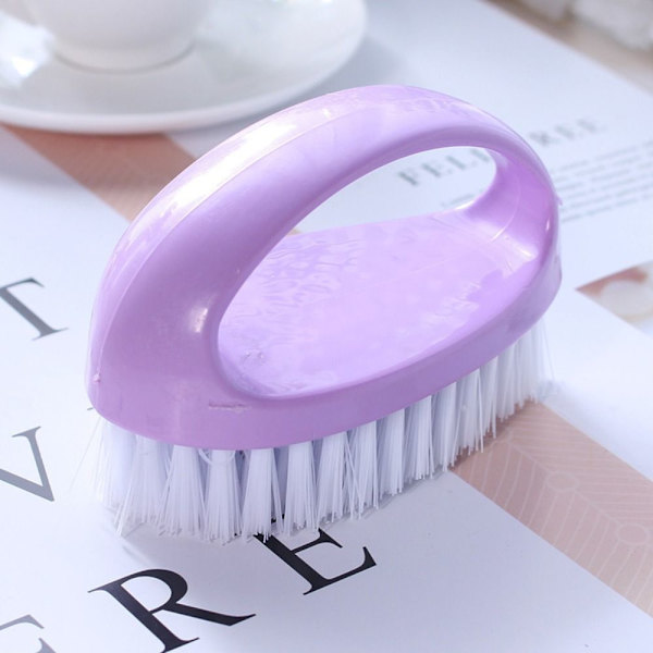 Muovinen kenkäharja Kotitalouksien puhdistusharja PURPURIA Purple