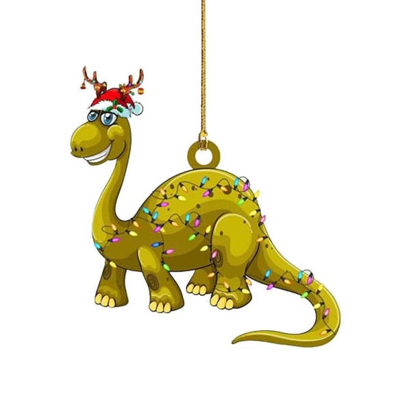 Jule Dinosaur Ornamenter Juletræ Dinosaur Pendant 6 6 6