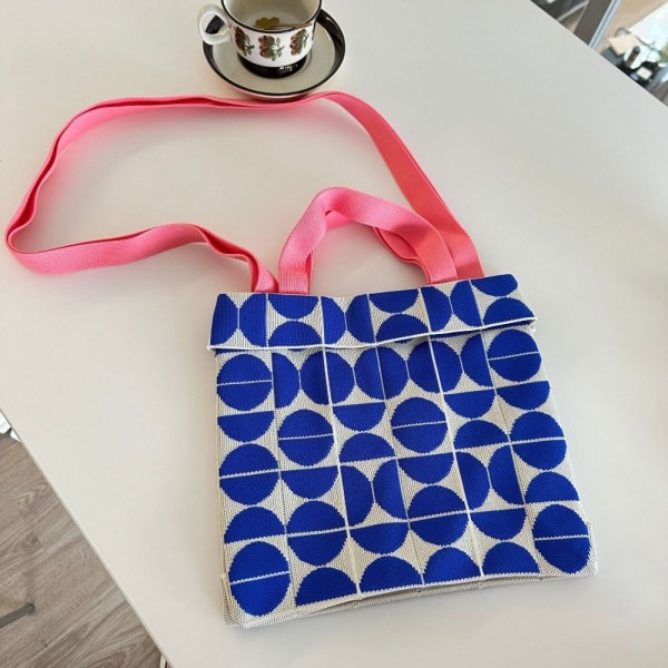 Vävd väska Crossbody-väska ROSA pink