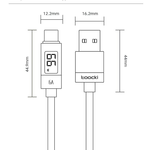 Mobil Datakabel Laddningskabel BLÅ 1M Blue 1m
