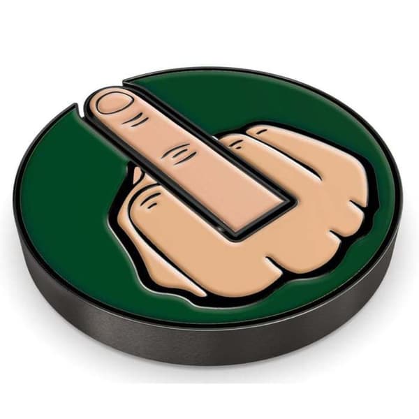 Mellemfinger Golfbold Marker Golf Hat Clip MARKING DISC Marking disc
