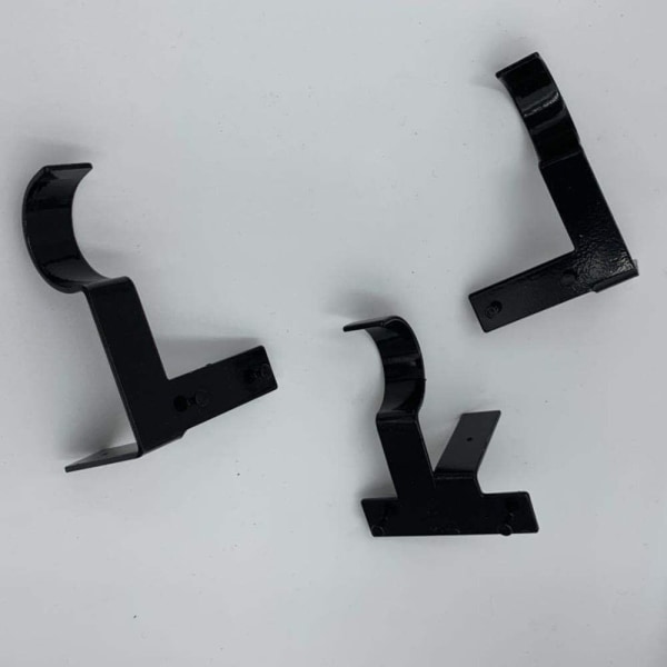 Gardinstangfeste Gardinstangholder SORT 2STK 2STK Black 2Pcs-2Pcs