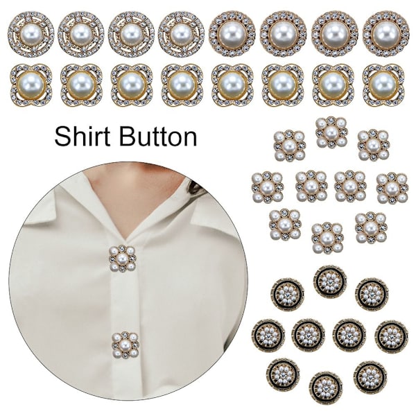 Brocher Pins Rhinestone Button 18MMC C 18MMC