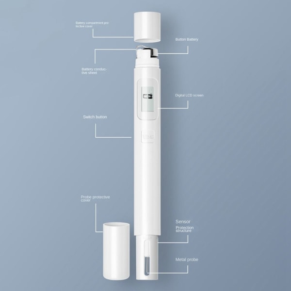 Vandkvalitetstestpen Digital PH Meter Tester PH Tester Pen