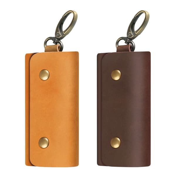 Bilnøgletasker Nøgleringholder BRUN Brown