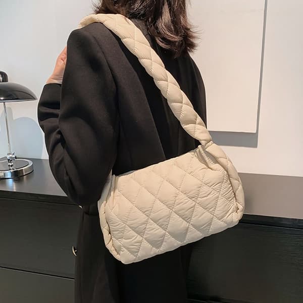Axelväskor Underarmsväska BEIGE beige