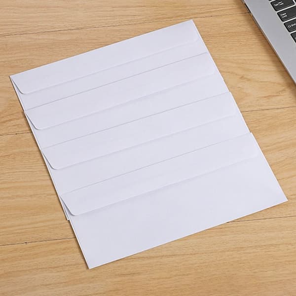 20 stk Selvforsegling tonede konvolutter Lukking Sikkerhet White Peel