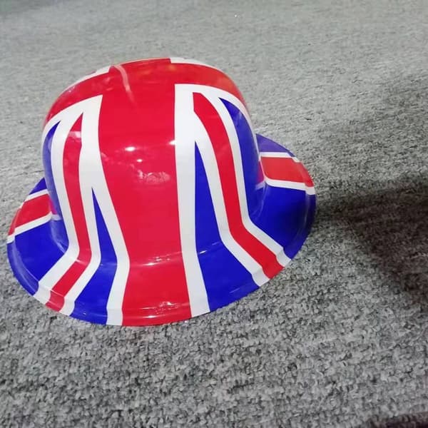 GB Bowler Hat Union Jack Flag -pukeutuminen