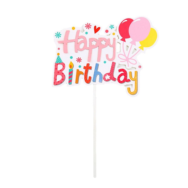10 stk Cake Topper Kakedekorasjonsflagg 05 05 05