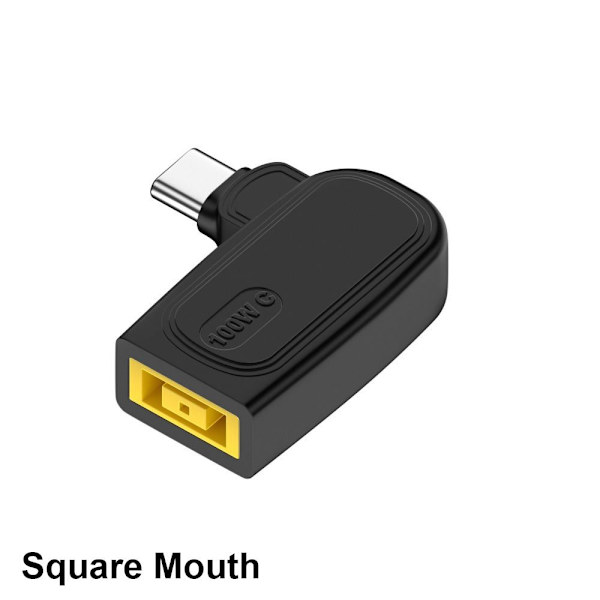 DC-tyypin C-muunnin kannettavan tietokoneen latauspistoke SQUARE MOUTH-TYPE-C Square Mouth-Type-C