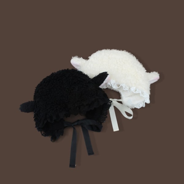 Fluffy Hats Costume Hats SVART Black