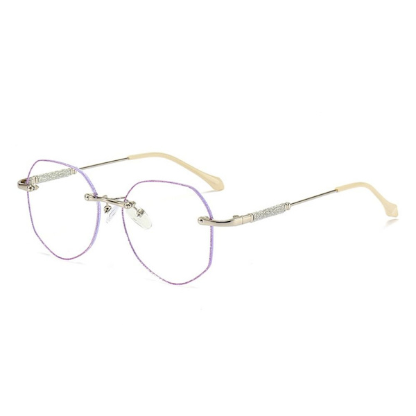 Anti-Blue Light Briller Oversized briller LILLA Purple