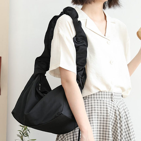 Håndtaske Fold Cross-body taske SORT black