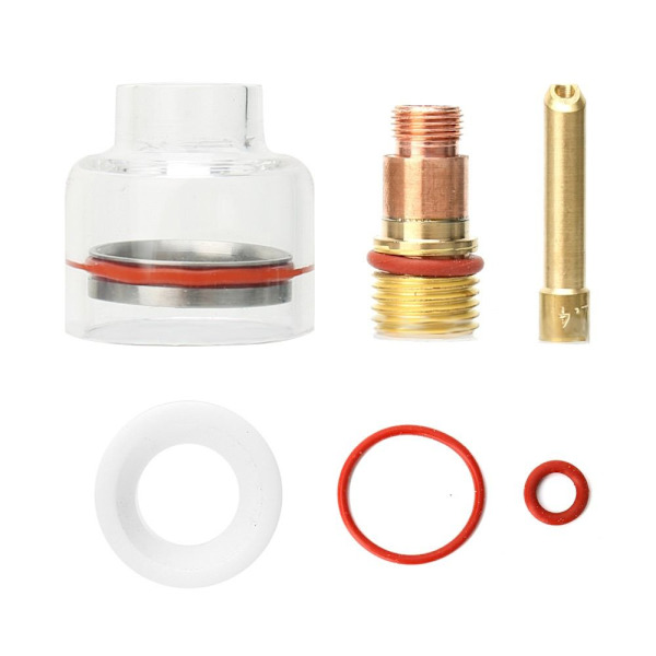 4 STK Sveisere Tig Munnstykkesett Argon Buesveisebrennersett 2,4MM 2.4mm