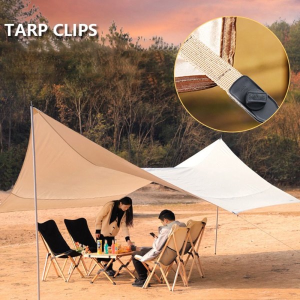 Markise Clamp Tarp Clips RØD Red