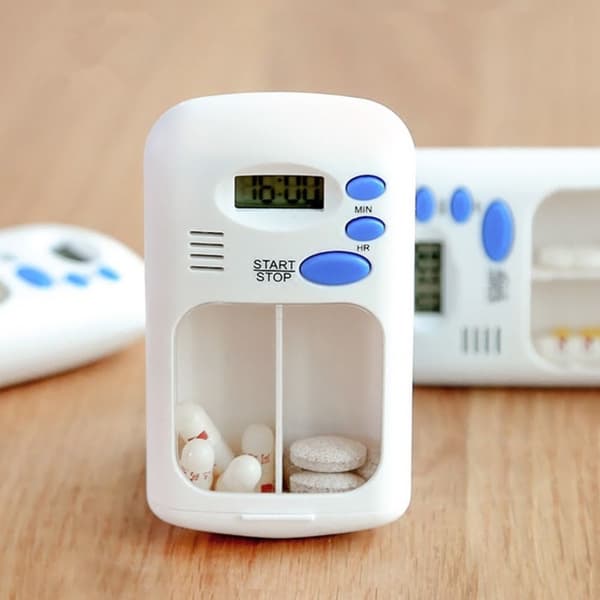 Smart Påminnelse Pill Box Medicin Case Tablettdispenser